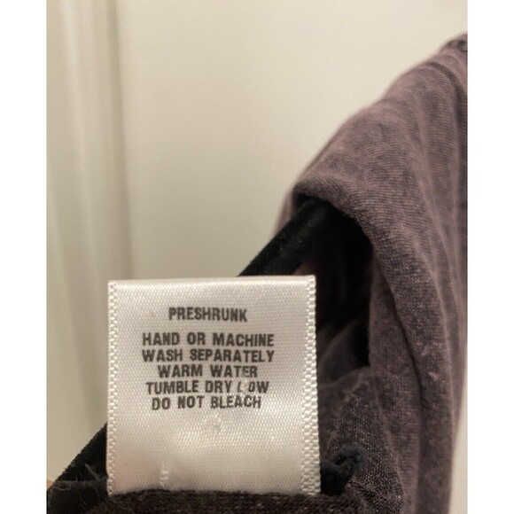 HEYNE BOGUT Sleeveless Top Womens Medium Cowl Neck Hand Dyed Hand Printed Purple - Picture 6 of 8